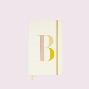 Kate Spade New York Large Leatherette Initial “B” Notebook